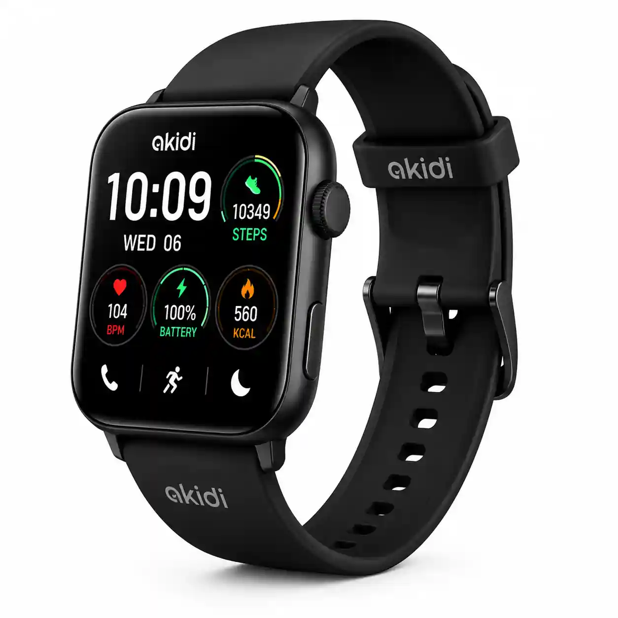 Black Akidi Pulse Watch Pro