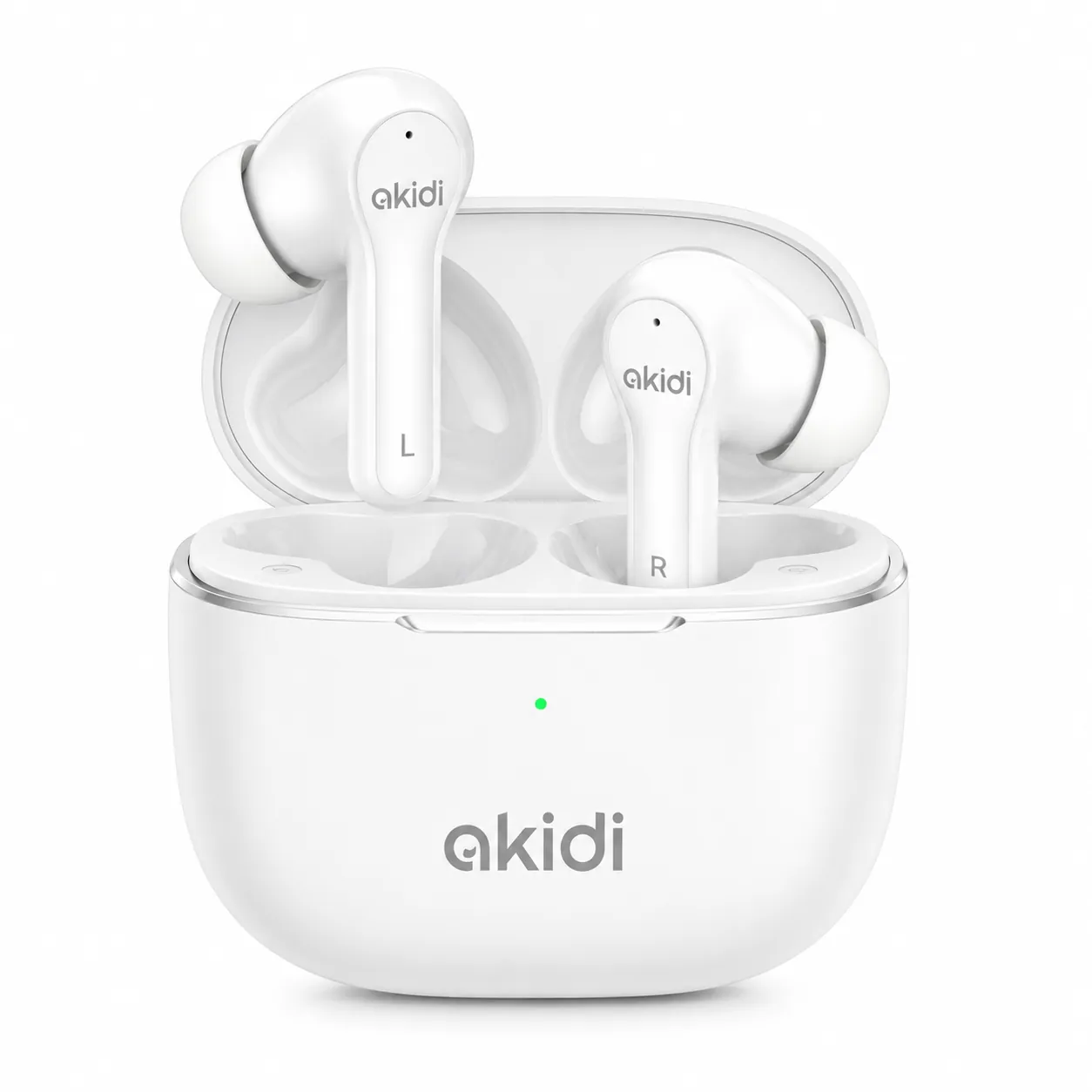 White Akidi PulsePods Pro